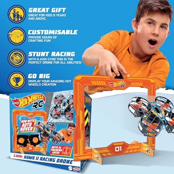 Hot Wheels RC Hawk Racing Drone - Image 5