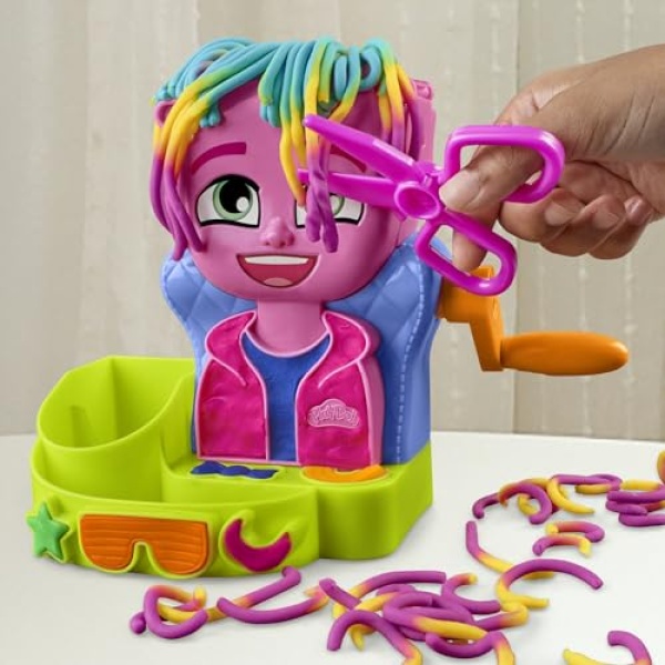 Play-Doh Hair Stylin' Salon 6 Tubs & 7 Accessories Playset - Image 5