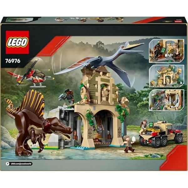 LEGO Jurassic World Spinosaurus & Quetzalcoatlus 76976 - Image 6