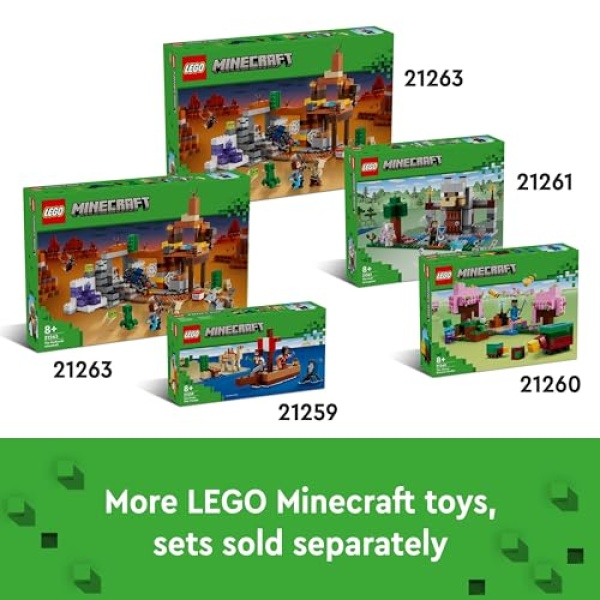 LEGO Minecraft The Ender Dragon and End Ship Toy Set 21264 - Image 8
