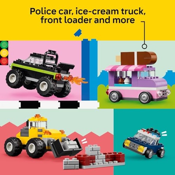 LEGO Classic Creative Vehicles with Car and Truck Toys 11036 - Image 6