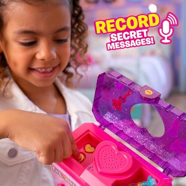FunLockets Secret Jewellery Box with Message Recorder-Pink - Image 6