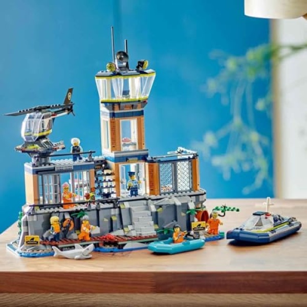 LEGO City Police Prison Island with Helicopter Toy 60419