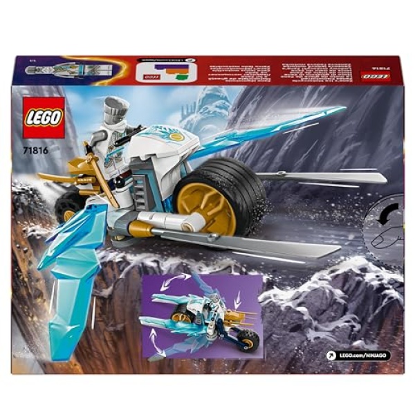 LEGO NINJAGO Zane's Ice Motorcycle Ninja Toy Set 71816 - Image 8