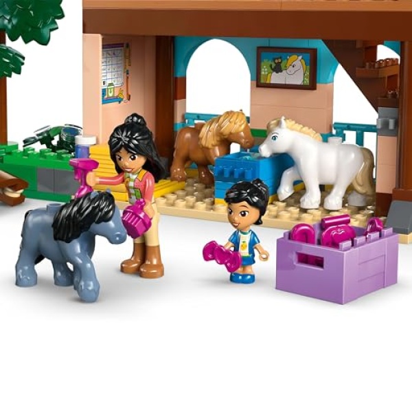 LEGO Friends Pony Ranch & Stable Set with Toy Horses 42654 - Image 4