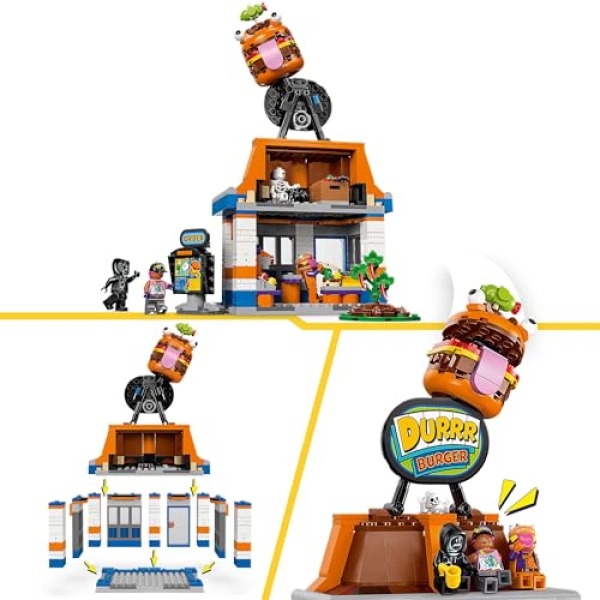 LEGO Fortnite Durrr Burger Restaurant Building Toy Set 77076 - Image 2