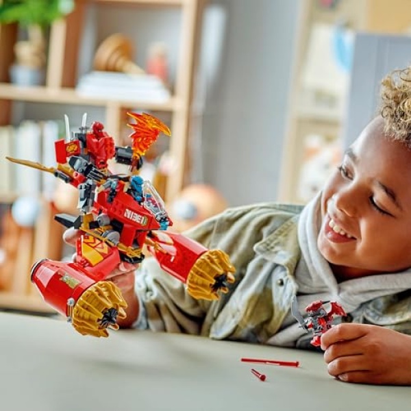 LEGO NINJAGO Kai's Mech Storm Rider 2in1 Ninja Toy Set 71830 - Image 5