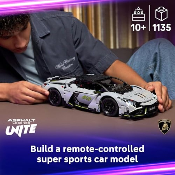 LEGO Technic Lamborghini Revuelto Super Sports Car Toy 42214 - Image 4