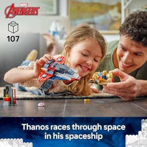 LEGO Marvel Captain America vs. Thanos Building Toy 76319