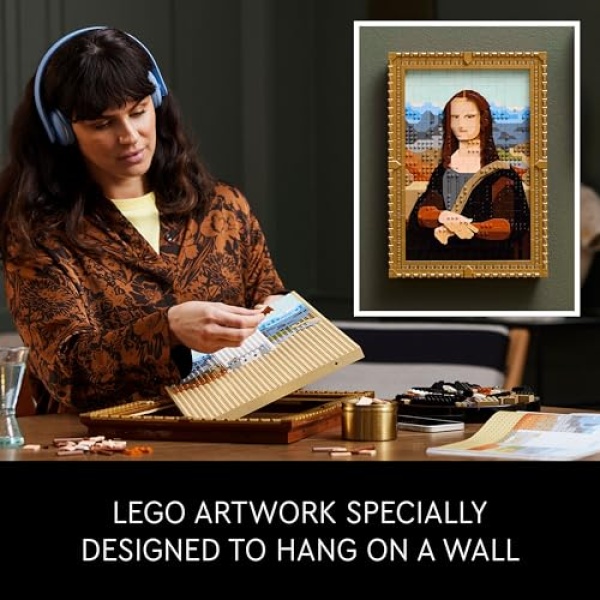LEGO ART Mona Lisa Painting Building Set for Adults 31213 - Image 4