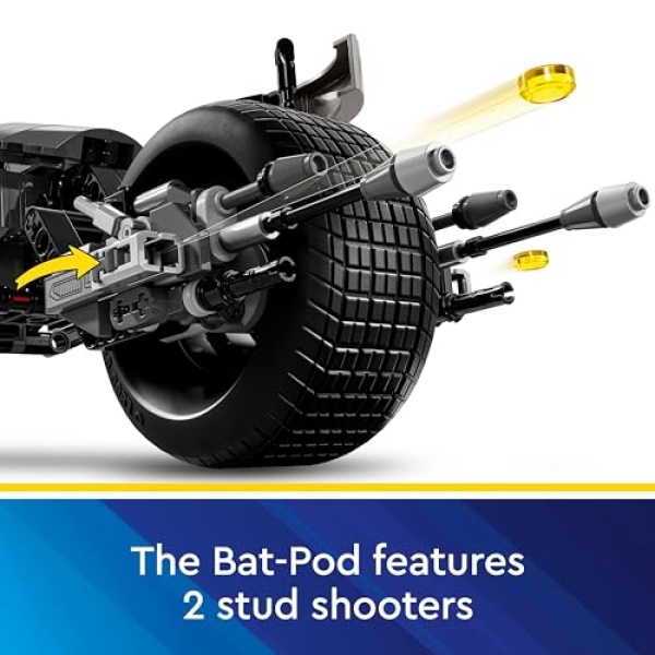 LEGO DC Batman Construction Figure & the Bat-Pod Bike 76273 - Image 6
