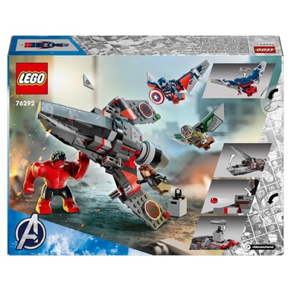LEGO Marvel Captain America vs. Red Hulk Battle Set 76292 - Image 5