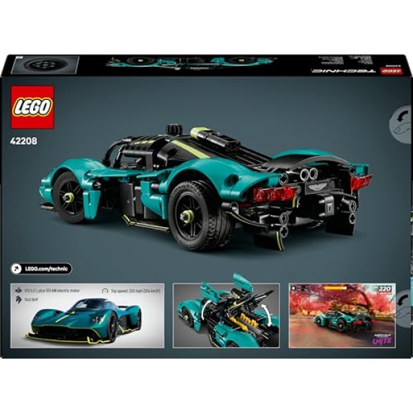 LEGO Technic Aston Martin Valkyrie Race Car Toy 42208 - Image 7
