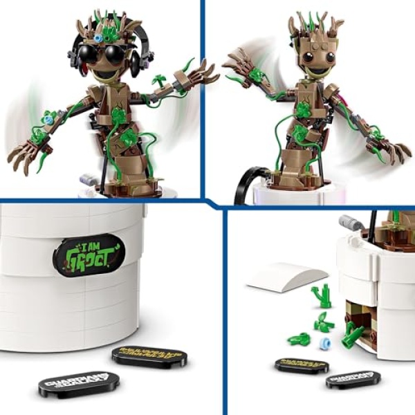 LEGO Marvel Dancing Groot Buildable Animated Toy 76297 - Image 3