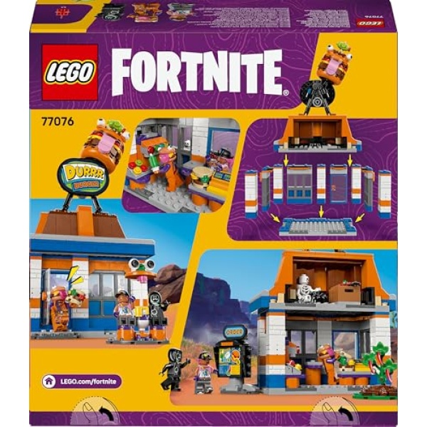 LEGO Fortnite Durrr Burger Restaurant Building Toy Set 77076 - Image 6
