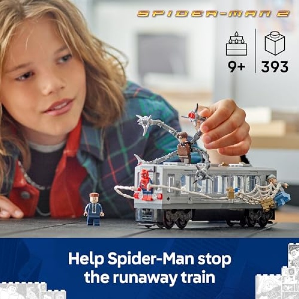 LEGO Marvel Spider-Man vs. Doc Ock Subway Train Scene 76321 - Image 2