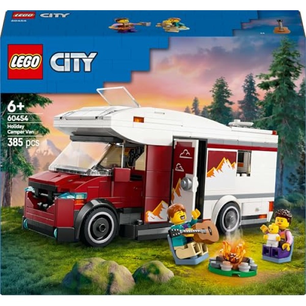 LEGO City Holiday Adventure Camper Van Toy Vehicle Set 60454 - Image 7