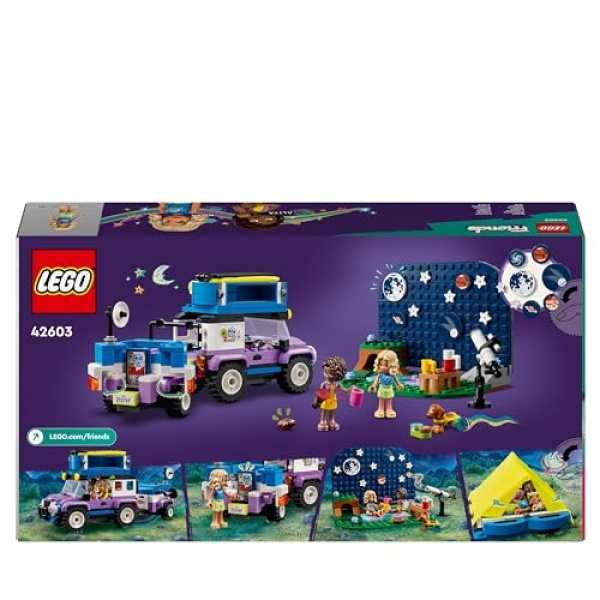 LEGO Friends Stargazing Camping Set with 4x4 Toy Car 42603 - Image 8