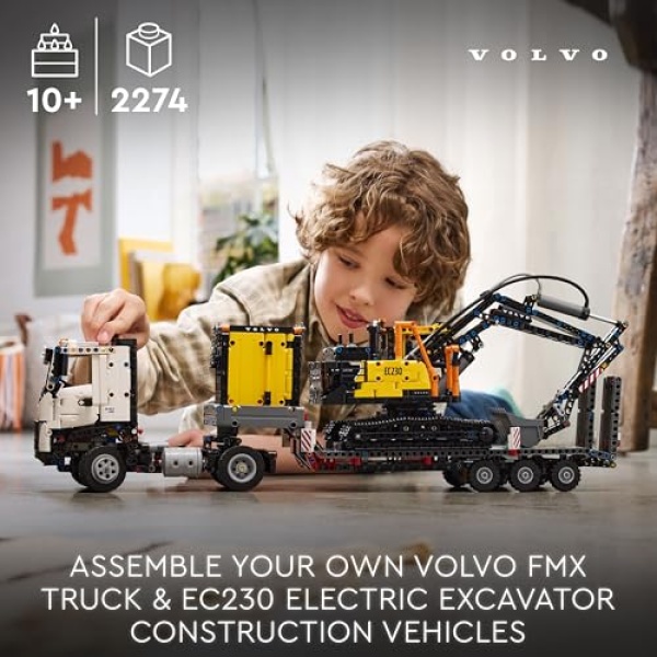 LEGO Technic Volvo FMX Truck EC230 Electric Excavator 42175