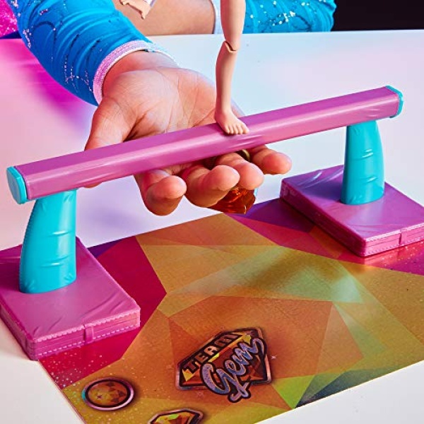 Team GEM Magic Gemtastic Balance Beam and Gymnast Doll Amber - Image 5