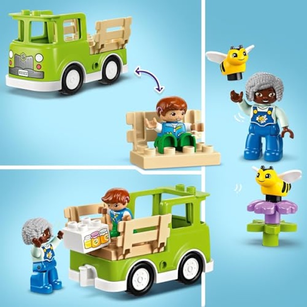 LEGO DUPLO Town Caring for Bees & Beehives Nature Toys 10419 - Image 2