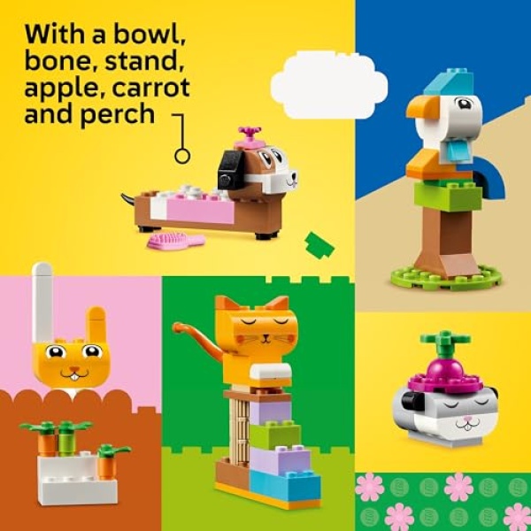 LEGO Classic Creative Pets Animal Toys with Bricks 11034 - Image 7