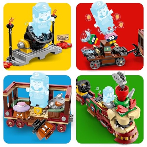 LEGO Super Mario The Bowser Express Train Playset 71437 - Image 4
