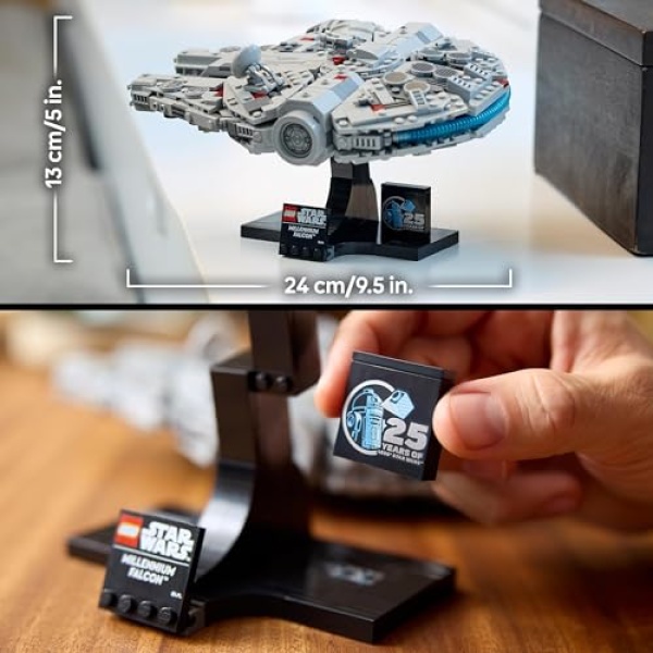 LEGO Star Wars Millennium Falcon Model Set for Adults 75375 - Image 5