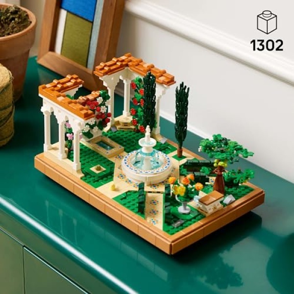 LEGO Icons Fountain Garden Home Decor Set for Adults 10359 - Image 6