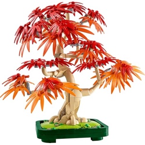 LEGO Botanicals Japanese Red Maple Bonsai Tree DIY Set 10348