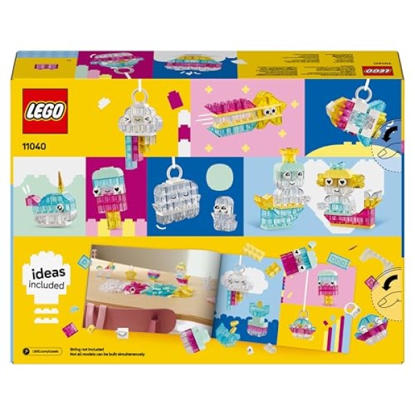 LEGO Classic Magical Transparent Box Building Toys Set 11040 - Image 7
