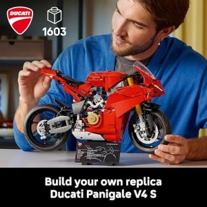 LEGO Technic Ducati Panigale V4 S Motorcycle Model Set 42202