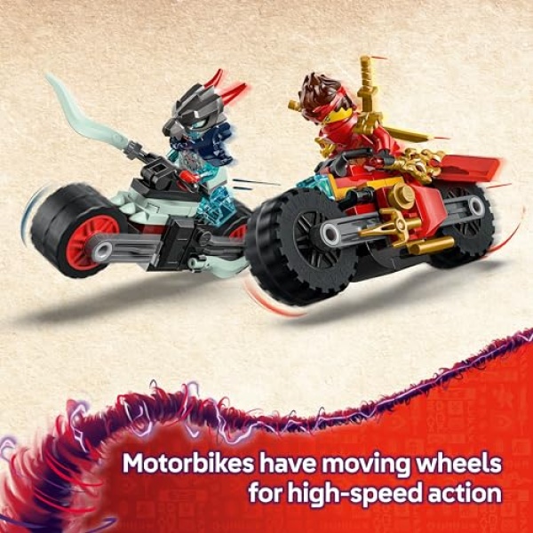 LEGO NINJAGO Kai's Motorcycle Speed Race Building Toy 71838 - Image 2