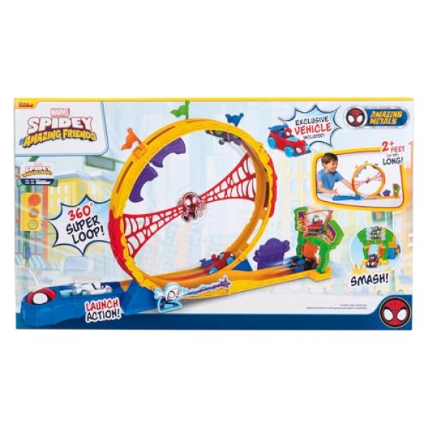 Marvel Spidey and His Amazing Friends Super Loop Track Set - Image 5
