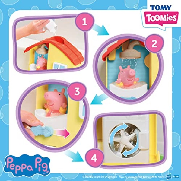 Peppa Pig Tomy House Bath Playset - Image 3