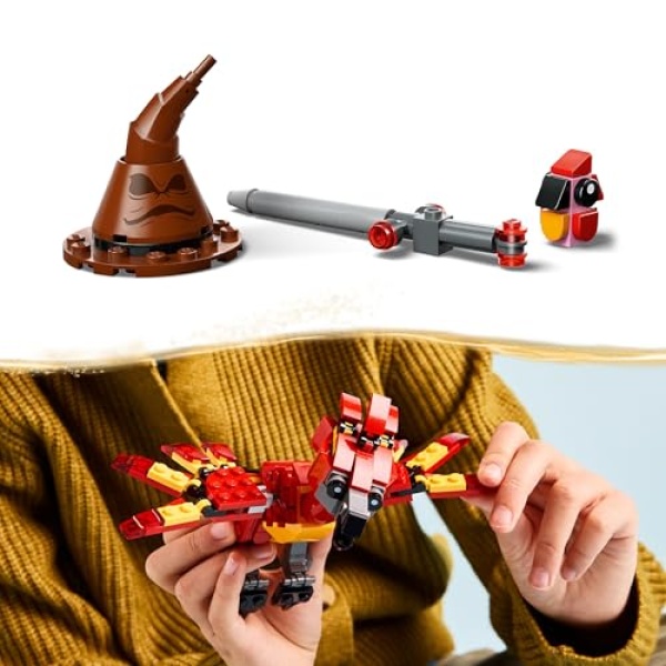 LEGO Harry Potter Fawkes: Dumbledore's Phoenix Toy Set 76448 - Image 4