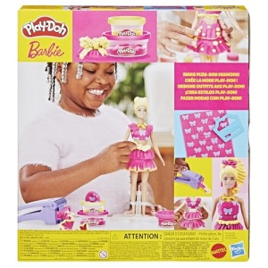 Play-Doh Barbie Ruffles & Bows with 3 Tubs & 10 Accessories