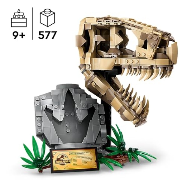 LEGO Jurassic World Dinosaur Fossils: T. rex Skull Toy 76964 - Image 2
