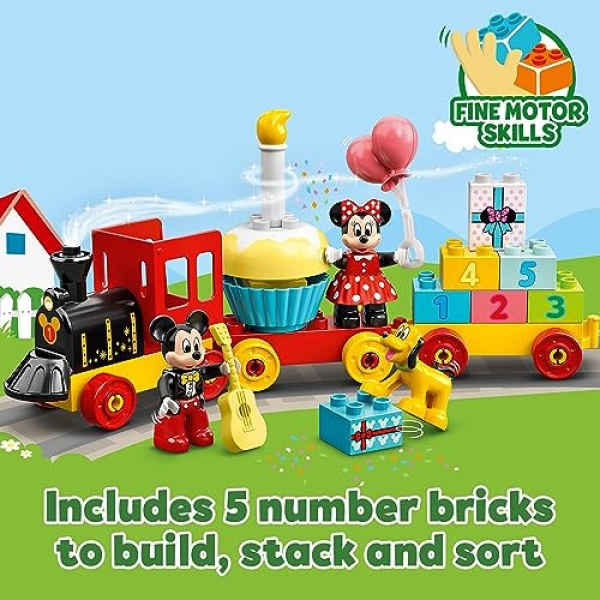 LEGO DUPLO Disney Mickey and Minnie Birthday Train Toy 10941 - Image 5