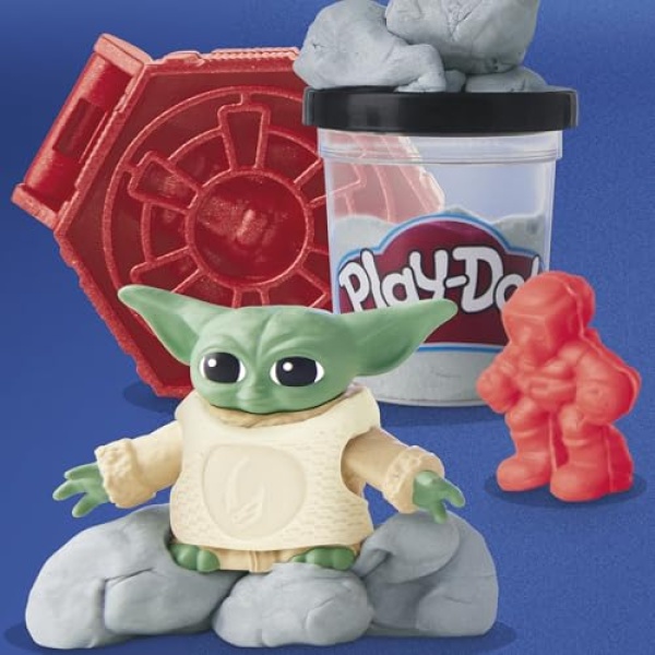 Play-Doh Star Wars Mandalorian & Grogu Speeder with 4 Tubs - Image 8
