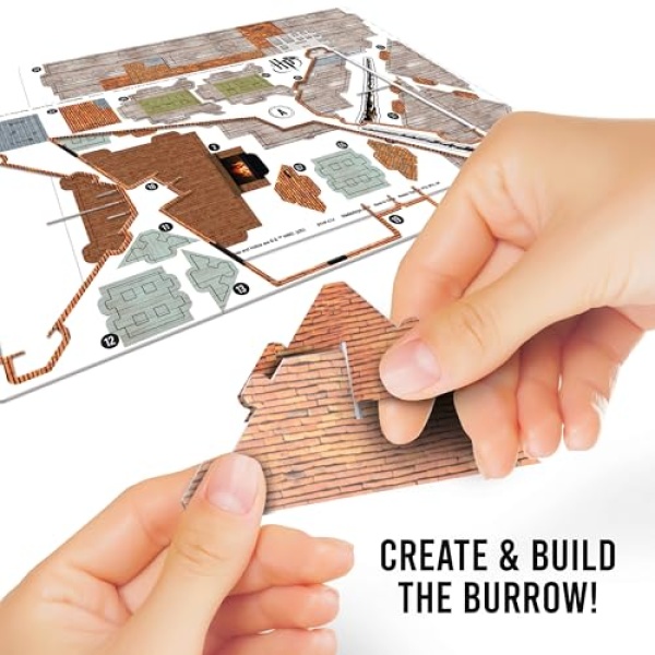 Harry Potter Make Your Own Light Up Weasley Burrow - Image 2