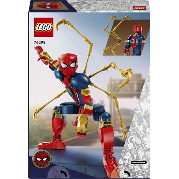 LEGO Marvel Iron Spider-Man Construction Figure Set 76298 - Image 5