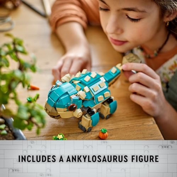 LEGO Jurassic World Baby Bumpy: Ankylosaurus Toy Set 76962 - Image 6