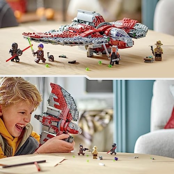 LEGO Star Wars Ahsoka Tano's T-6 Jedi Shuttle Set 75362 - Image 6