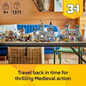LEGO Creator 3in1 Medieval Horse Knight Castle Toy 31168