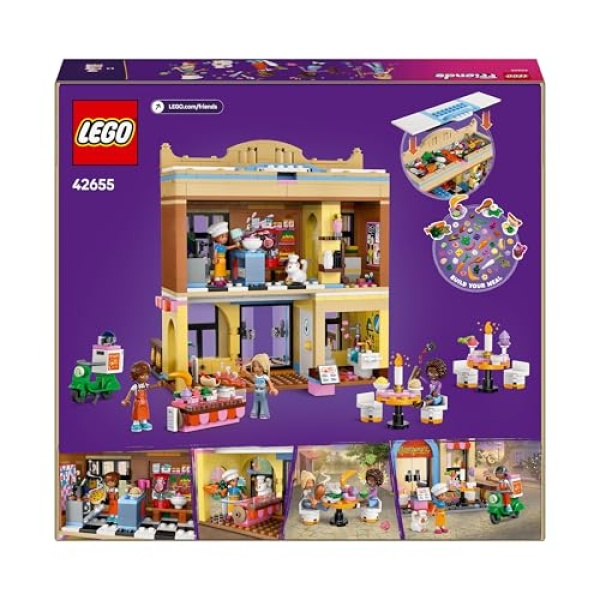 LEGO Friends Restaurant & Cooking School Toy Food Set 42655 - Image 8