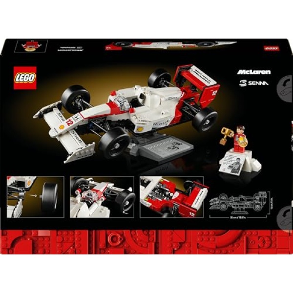 LEGO Icons McLaren MP4/4 & Ayrton Senna Set for Adults 10330 - Image 8
