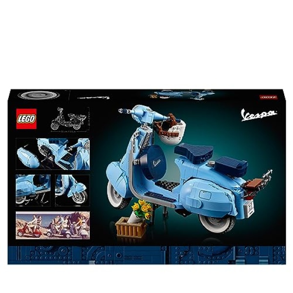 LEGO Icons Vespa 125 Scooter Model Set for Adults 10298 - Image 6