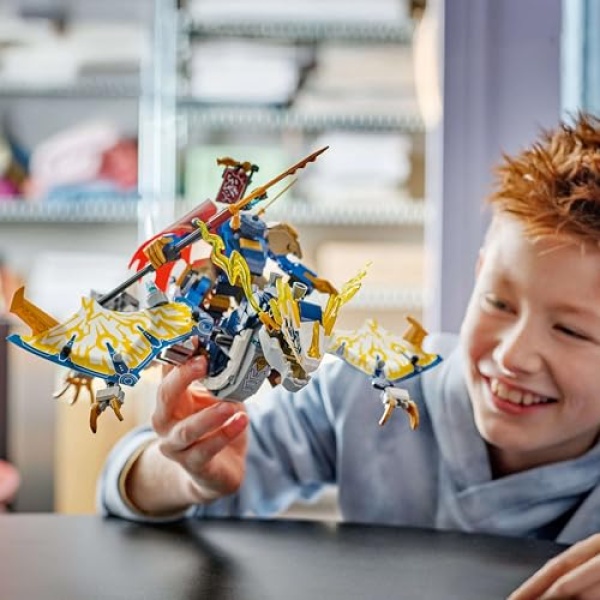 LEGO NINJAGO Rogue's Mech Dragon Rider Ninja Toy Set 71843 - Image 3
