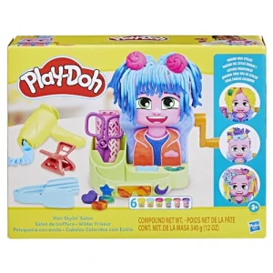 Play-Doh Hair Stylin' Salon 6 Tubs & 7 Accessories Playset